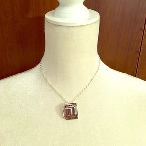 Robert Lee Morris Silver Pendant Necklace
